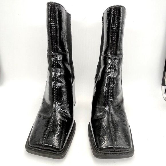 Circus by Sam Edelman Black Chunky Ankle Boots with Heel - Size 7.5M - Picture 5 of 12